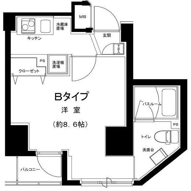 グランフォース森下 間取り図