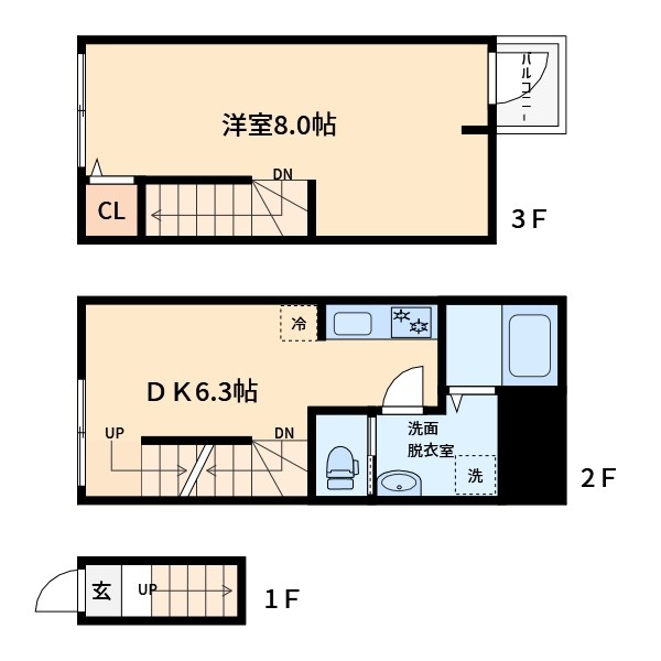 Colza柴又 間取り