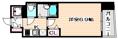 ガラグランディ日本橋  間取り