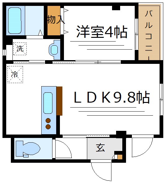 Verde(ベルデ)  間取り