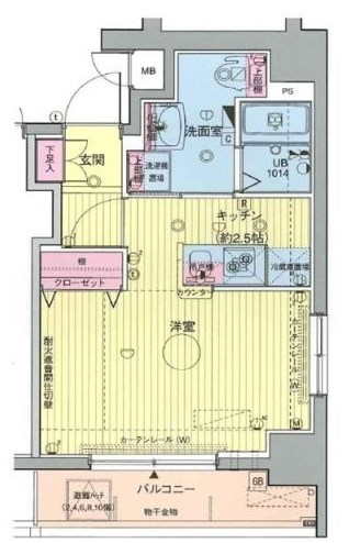 グランフォース東陽町   間取り