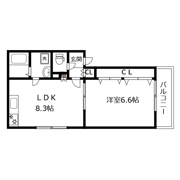 ルミエール南 間取り図