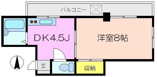 メゾンヴェルデ  間取り図