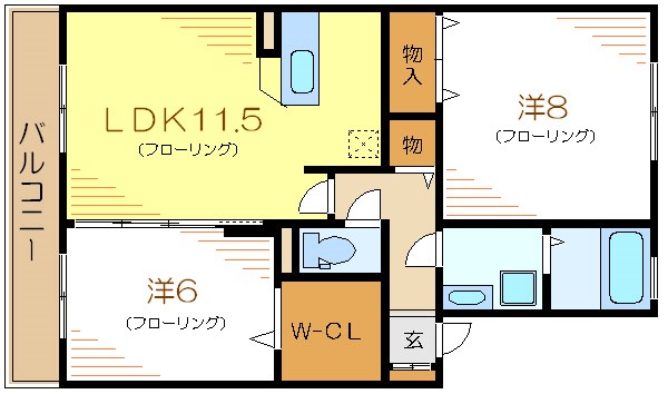 scalar 間取り図