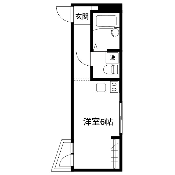 Ｕ－ハイツ 間取り