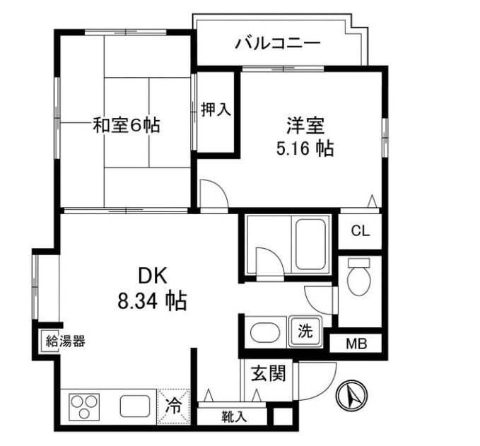 コスモ新小岩 間取り