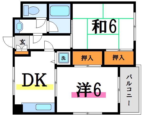 大貫マンション  間取り