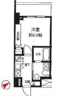 カスタリア門前仲町Ⅱ 間取り