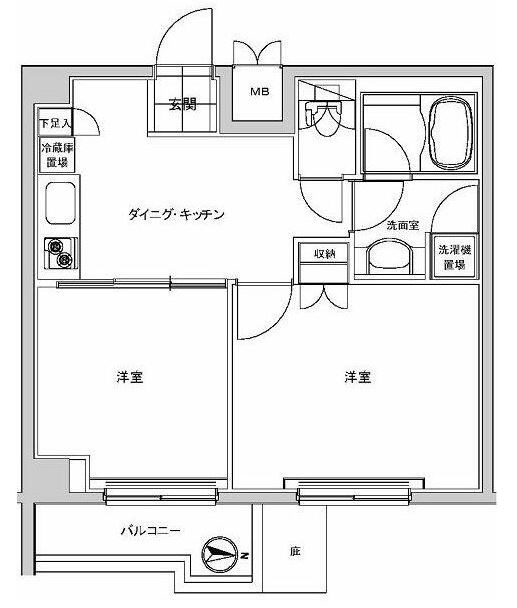 ルーブル住吉  間取り