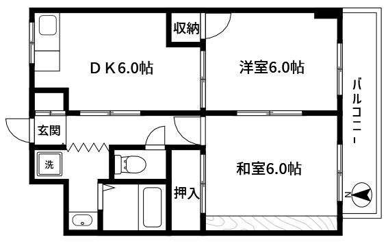 リヴハイム杉浦 間取り