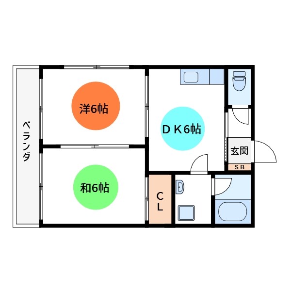 バルーム５ 間取り図