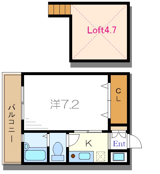 ハウスデュアル瑞江Ⅰ 間取り