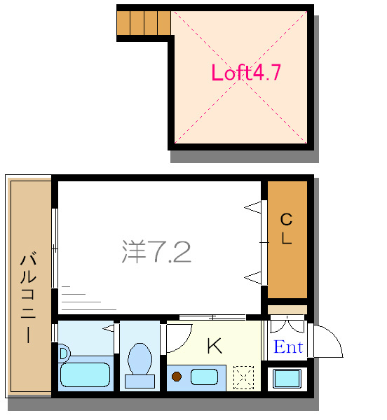 ハウスデュアル瑞江Ⅱ 間取り