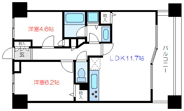 LANAI　T　GARDEN 間取り