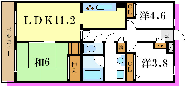 エクセレント・パル 間取り図