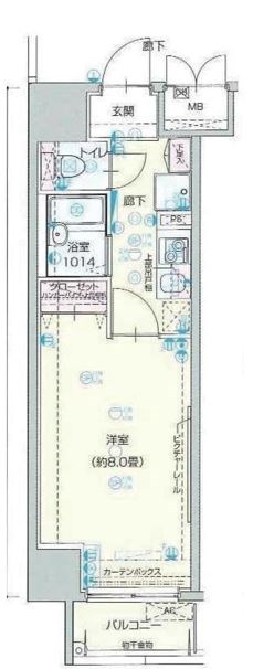 ヴェルト西大島グラーセ   間取り図