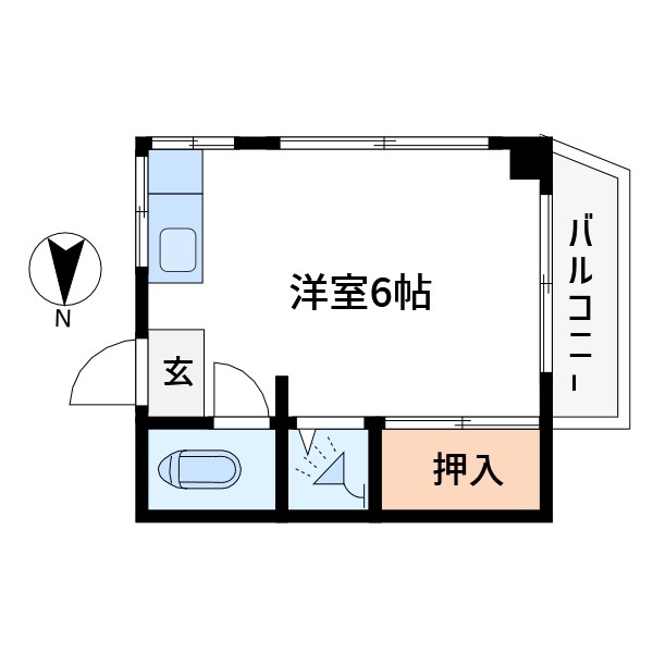 タカイビル 間取り図