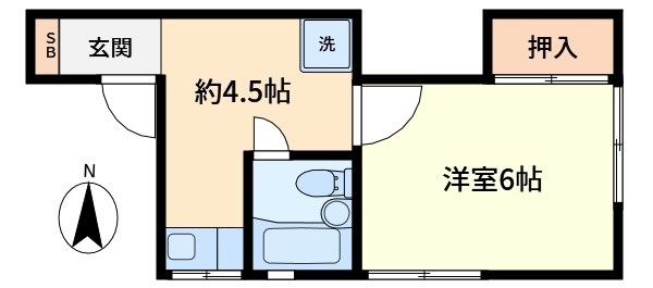 近藤ハイツ 間取り図