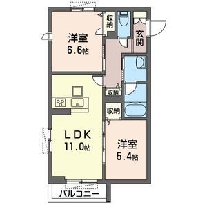 ベレオ フェリーチェ＊ 303号室 間取り