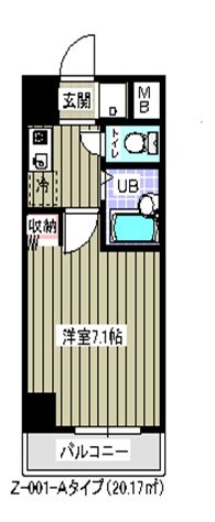 プライムアーバン住吉   間取り図