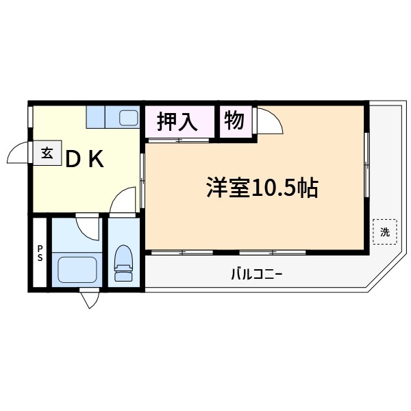 安藤コーポ 間取り図