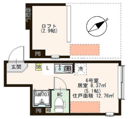 アルカディア平井 間取り図