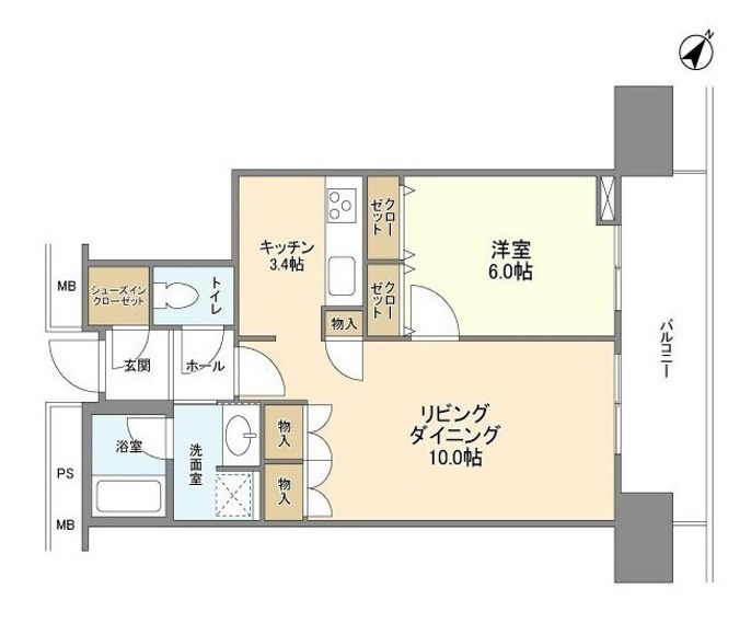 リガーレ日本橋人形町  間取り