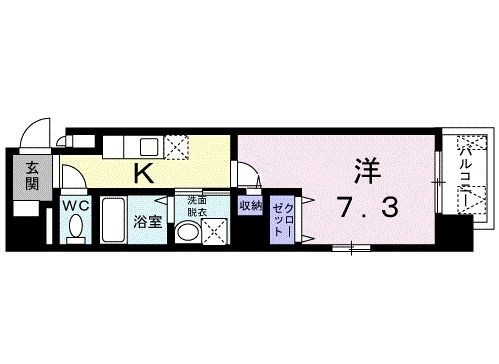 メゾン　ド　エルミタージュ 間取り