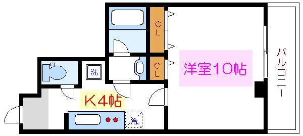 エクレールマンションⅡ 間取り