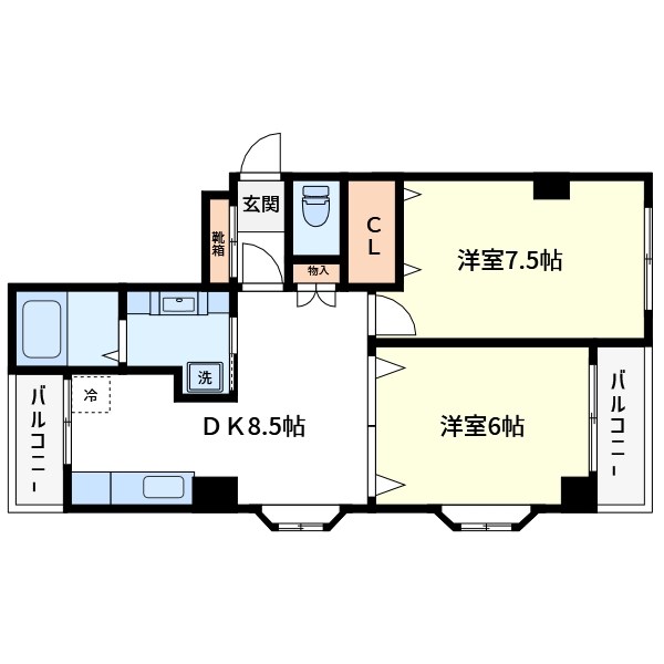 BRAXA小岩 間取り図