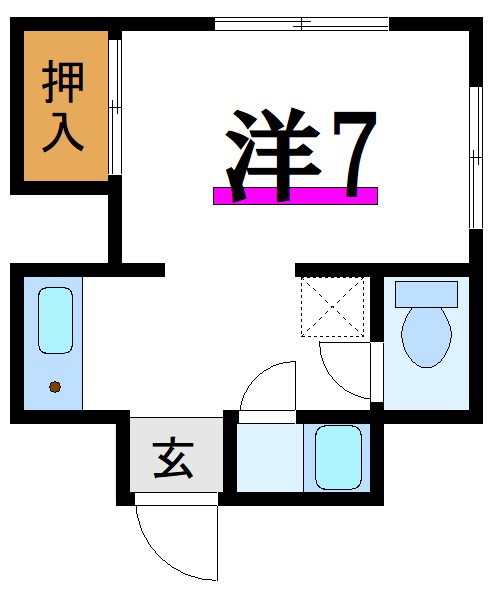 マイウェイハイツ 間取り図