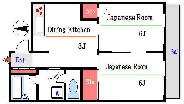 ファームハイツⅠ 間取り図