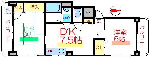 リバールネッサンス 間取り図