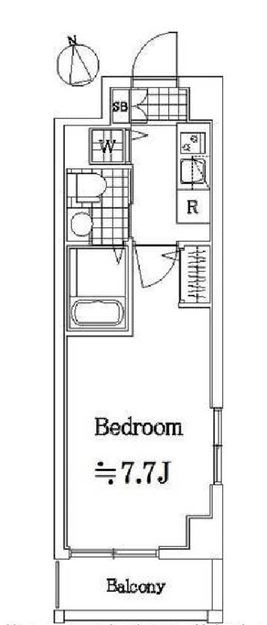 ヴィータローザ南砂町 間取り図