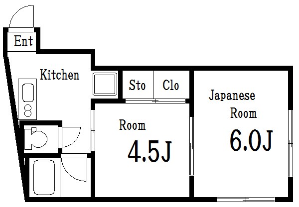 島田コーポ  間取り