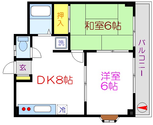 第三清水マンション 間取り図