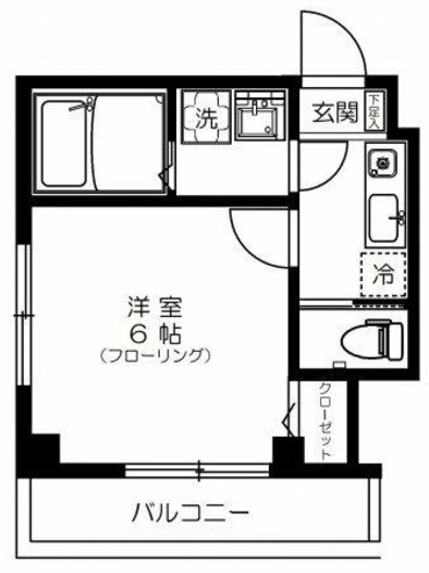 アルルフラン森下 間取り図