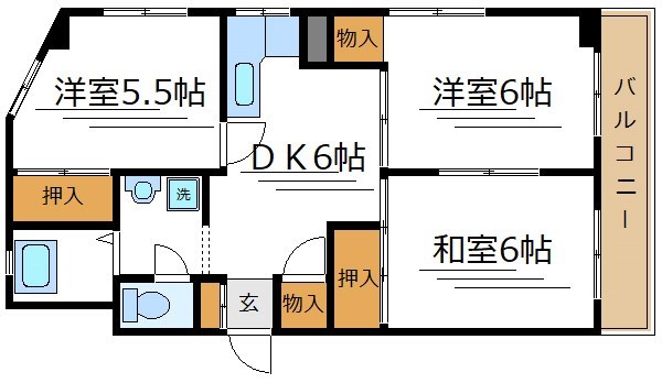 サンコーポファミリア 間取り