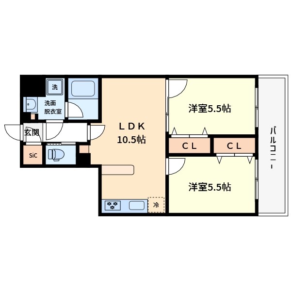 ラフィネヴィエルテ 間取り図