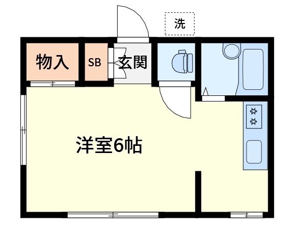 井上荘 間取り図