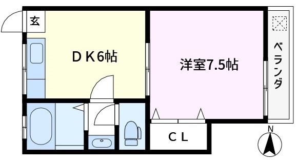 タカタハイツ(東尾久4丁目) 間取り