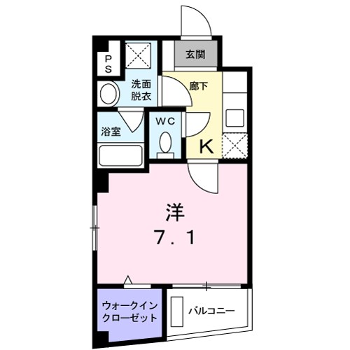 リバーサイド立花 間取り図