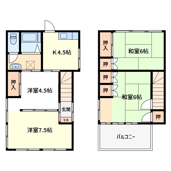 東金町5丁目戸建 間取り