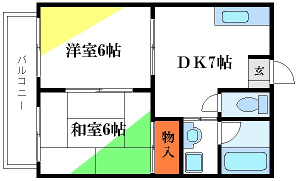 第３中川ハイツ 間取り