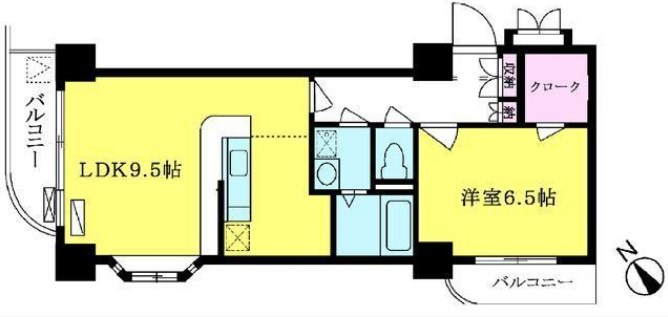 大須賀第二レジデンス 間取り図