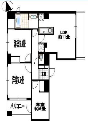 Humanハイム中葛西 間取り図