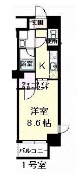 ホタカリュミエール・イワタ  間取り図