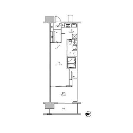 ロイヤルパークス西新井 間取り図