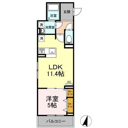 エクセリア東和 間取り