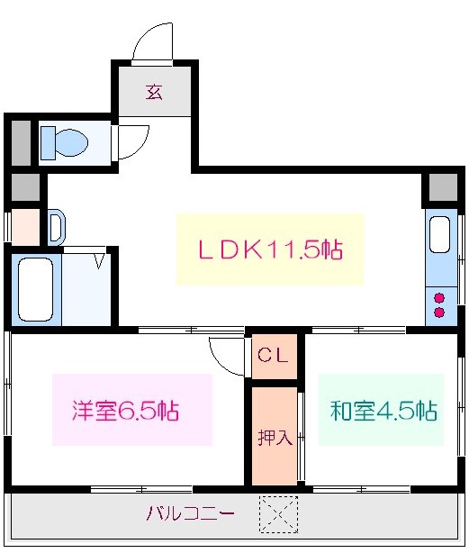 タカミビル 間取り図